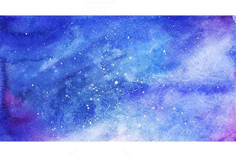 Watercolor Space Galaxy Background Galaxy Background Watercolor