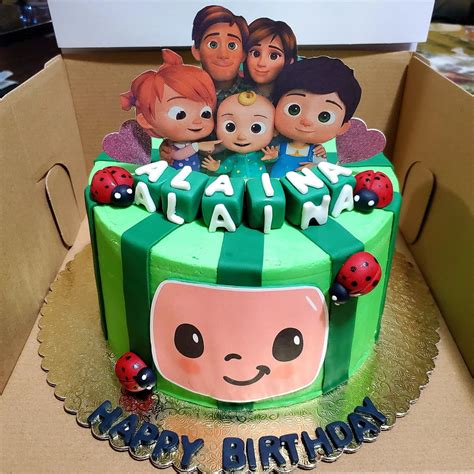 Use our unique cake wizard to. Cocomelon Birthday Cake Image : Cocomelon Fondant Cake ...