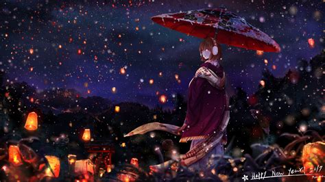 1920x1080 Anime Girl With Umbrella Laptop Full Hd 1080p Hd 4k Wallpapers Images Backgrounds
