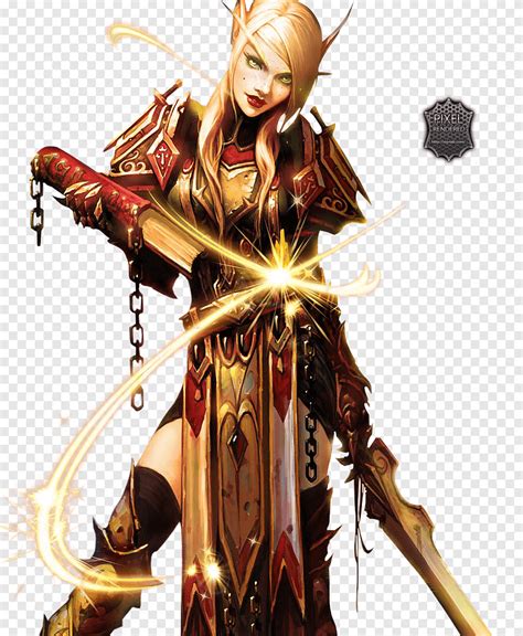 World Of Warcraft La Ardiente Cruzada Elfi Del Sangue Paladin Elf Cg