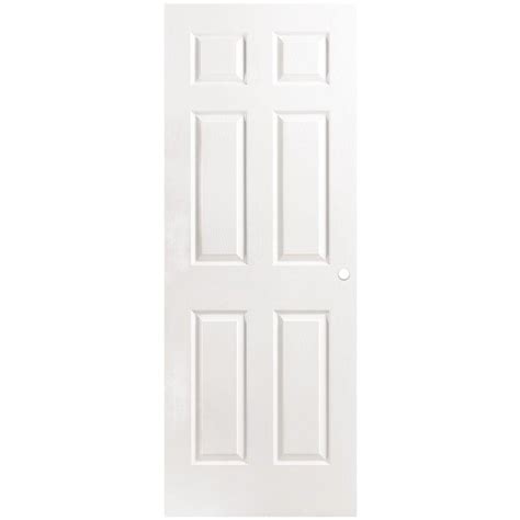 Reviewed in the united states on october 29, 2020. Masonite 30 in. x 80 in. Textured 6-Panel Hollow Core ...