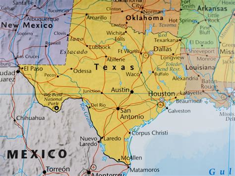 Map Of Texas East Coast