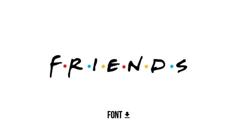 You can do this with dots, or without dots, and can change colors. Friends Font with Dots (FREE) - Graphic Pie
