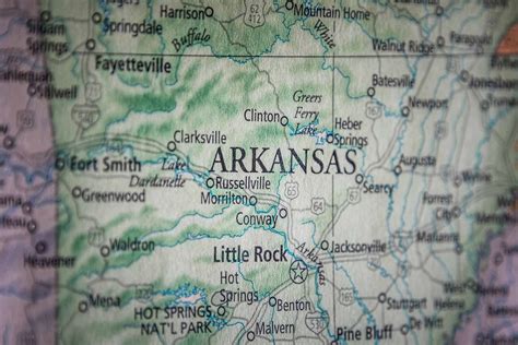 County Map Arkansas With Cities World Map