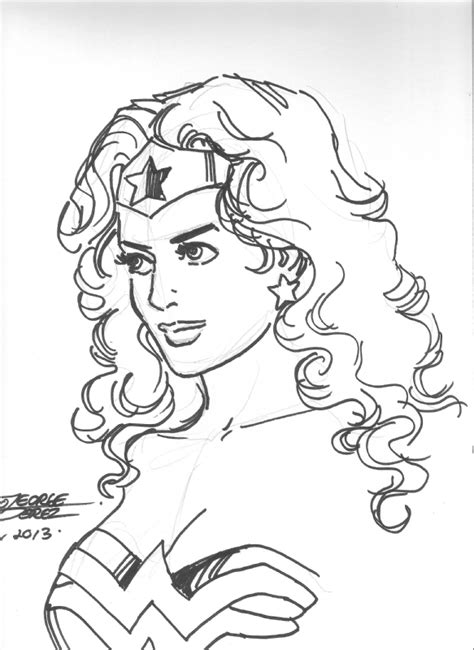 Wonder Woman By George Perez Sold In Fausto Ruffolos Art For Sale