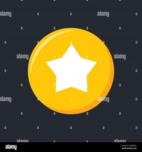 Emoji icon. Star shape social media emoticon, favorit reaction, vector