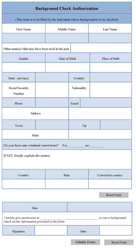 Know what a background verification is, its process, why a background verification form should be used, and how it should be filled out by reading this article. Background Check Authorization Form | Editable Forms
