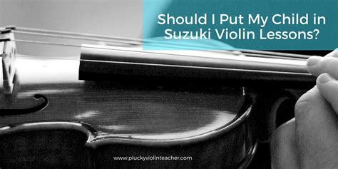 We did not find results for: Should I Put My Child In Suzuki Violin Lessons