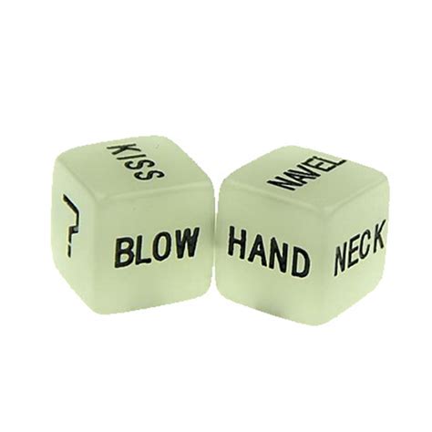 Fun Sex Dice Romance Love Humour Adult Glow In The Dark Sexy Party Game