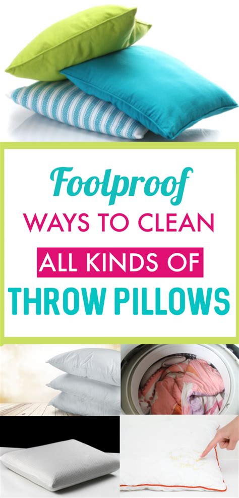 1 cup of powdered dishwasher detergent, the recommended amount of bleach, and ½ a cup of borax. How to Wash Throw Pillows in 2020 | How to wash throw pillows, Throw pillows, Cleaning pillows