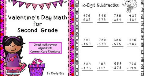 Smiling And Shining In Second Grade Valentines Math For Second Grade