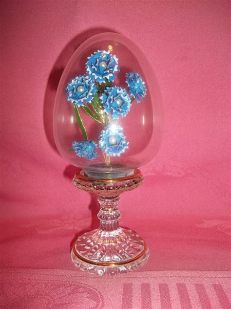 House Of Faberg Crystal Flowers Egg Crystal Richly Catawiki