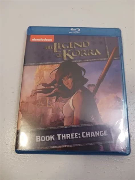 NICKELODEON THE LEGEND Of Korra Book Three Change Bluray DVD Brand