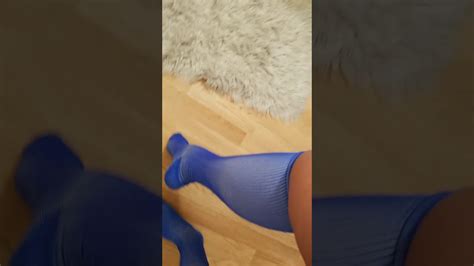 Seductive Knee Sock Removal Those Pretty Feet Foot Fetish Sock