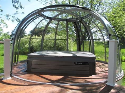 Hot Tub Enclosure Spa Dome Orlando Galleries Retractable Hot Tub