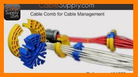 Bundling Ethernet Cable With The Cable Comb And Terminating A Patch