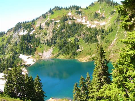 Hoh Lake In Olympic National Park Washington Hike Into