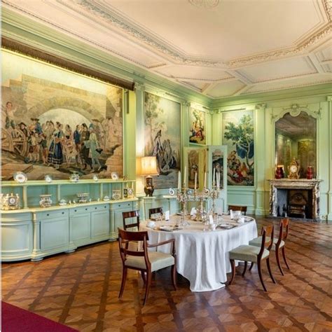 Sandringham Queens Luxury Dining Room Pictured Inside Norfolk Home
