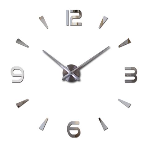 Taffware Jam Dinding Besar Diy Giant Wall Clock Quartz Creative Design