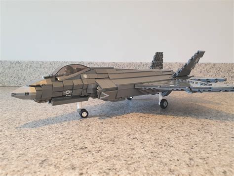 F 35c Lightning Ii Carrier Based Stealth Fighter Jet Lego