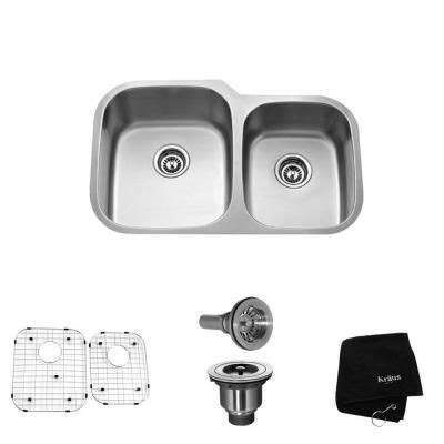 We did not find results for: KRAUS Premier Undermount Stainless Steel 32 in. 60/40 ...