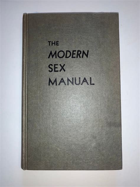 The Modern Sex Manual 1946 Hardcover By Podolski Etsy