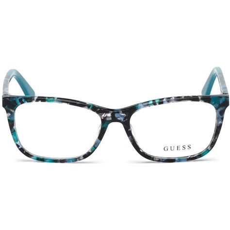 Guess Gu2697 092 Blue Havana Plastic Optical Eyeglasses Frame 54 15 140 2697 Rx Ebay