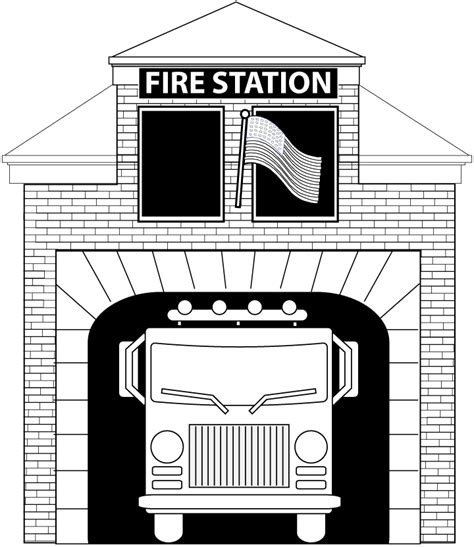 Fire Station 68595 Buildings And Architecture Free Printable