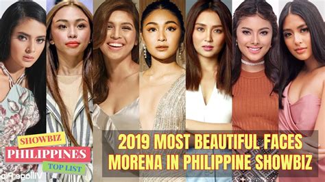 2019 Morena Most Beautiful Celebrity Faces In Philippine Showbiz Youtube