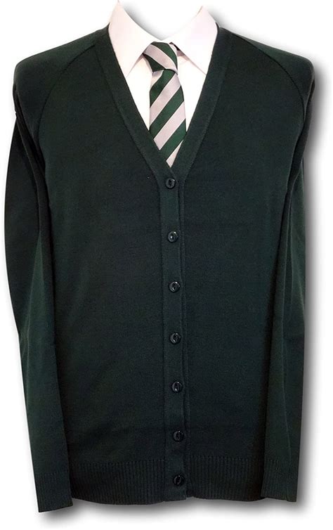 Albert Prendergast Bottle Green School Uniform Cardigan In A Range Of