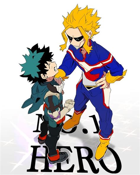 75 Best Dad All Might And Son Deku Images On Pinterest My Hero