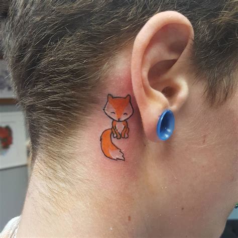 Best Behind The Ear Tattoo Designs Meanings Nice Gentle