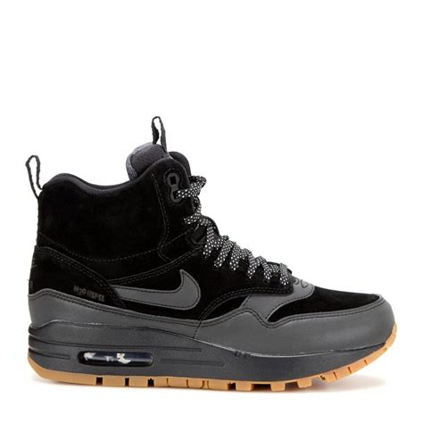 Nike Air Max 1 Mid Sneaker Boots In Black Lyst