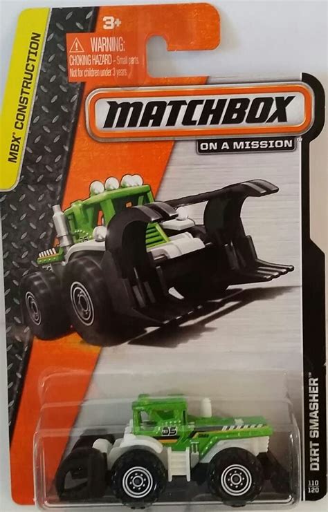 Amazon Matchbox On A Mission Mbx Construction Dirt Smasher 110