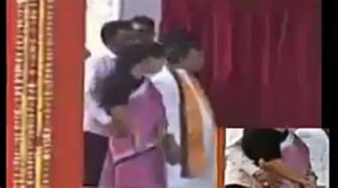 Video Of Indian Minister Groping Woman Colleague On Stage Goes Viral