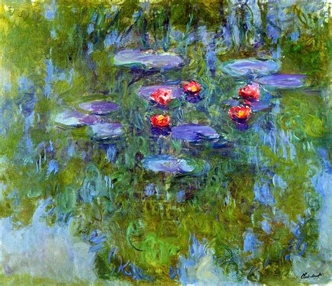 Along with starry night by vincent van gogh, water lilies are the most iconic images of impressionism. ART & ARTISTS: Claude Monet - part 24 1897 - 1922 Water Lilies