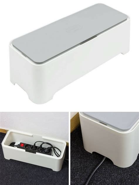 Kvissle boîte pour câbles, liège, blanc largeur: Boite cache cable - young planneur