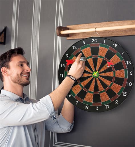 Playing darts is a great way to pass the time with good friends or people you've just met. Mozlly Dartboard Pro Magnetic Darts Play Set, 16 Inch Dart ...