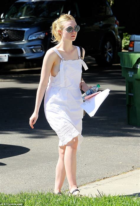 Elle Fanning Rocks Two Different Outfits In Los Angeles Amalito