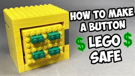 How To Build A Lego Safe With Buttons