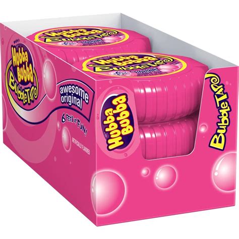 Hubba Bubba Original Bubble Gum Bulk Pack 2 Oz Tape Pack