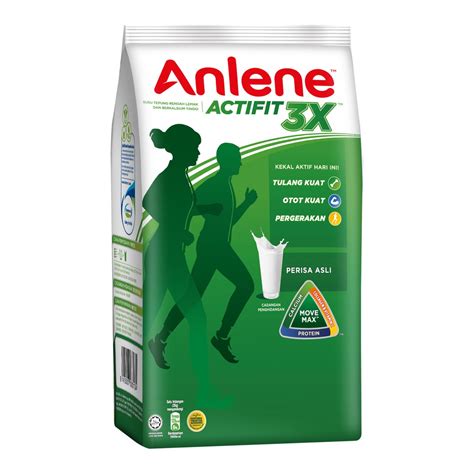 Anlene Actifit X Low Fat High Calcium Adult Milk Powder Plain G