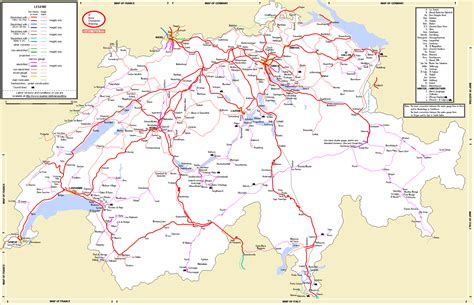 Switzerland is the only country that is without an official capital city. Large detailed rail network map of Switzerland with cities | Vidiani.com | Maps of all countries ...
