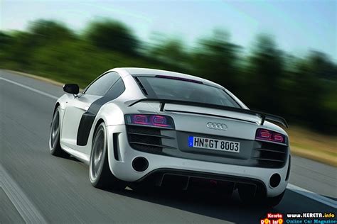 2012 Audi R8 Gt Rear Angle View