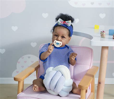 Buy Zero Pam Lifelike Reborn Baby Dolls Silicone Full Body African