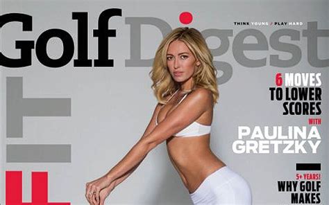 Golf Digest Slammed By Lpga Over Racy Paulina Gretzky Cover Shot