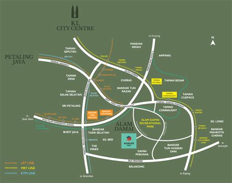 I'm considering purchasing a landed property for my own stay as a permanent home around kl/selangor area. Emerald Hills Location Map | New Property Launch | KL ...