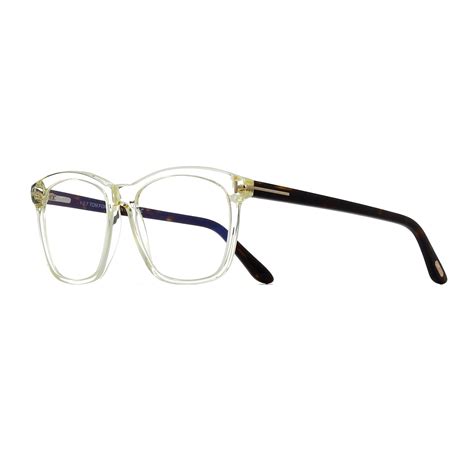 Unisex Square Eyeglasses Clear Tortoise Tom Ford Touch Of Modern