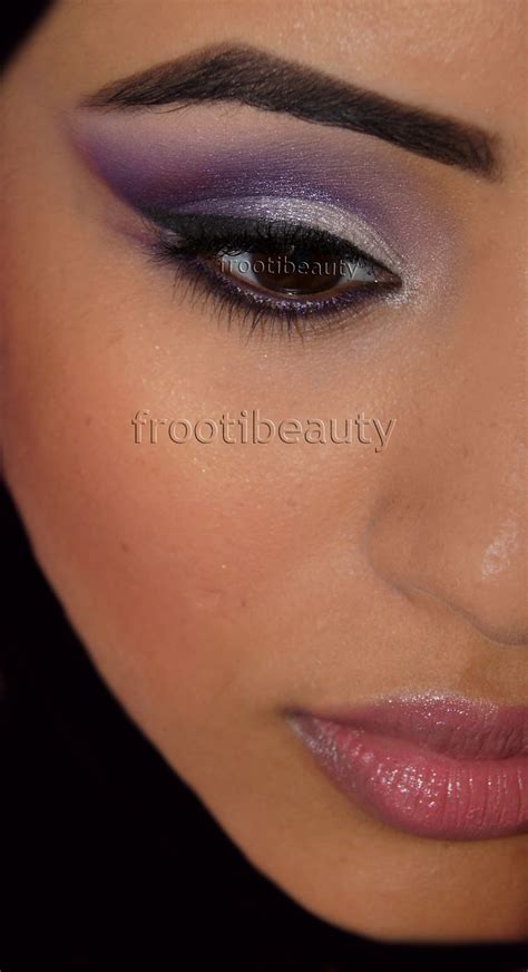 Safiyah Tasneem Fff Purple Silver Makeup Look