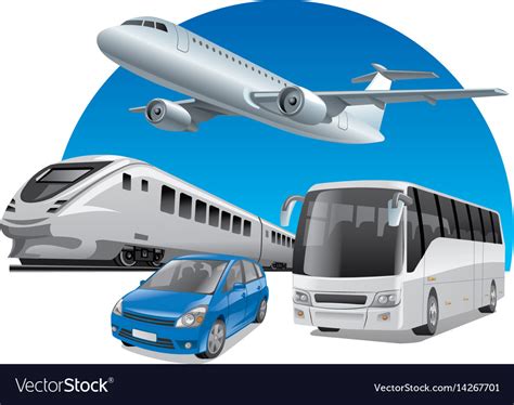 Transport For Travel Royalty Free Vector Image
